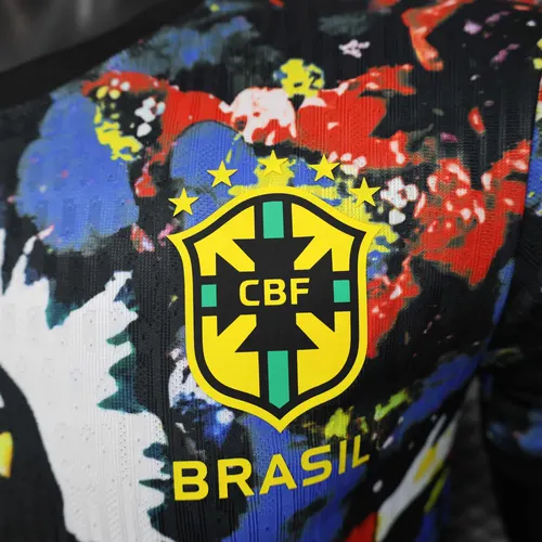 2025/2026 Spieler Version Brasilien Göttin Sternenhimmel Ausgabe Fußballtrikot  — view 5