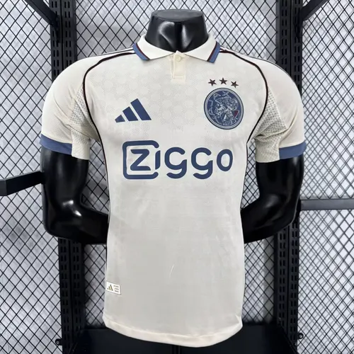 2025/2026 Versão Jogador Ajax Terceiro Fora Camisa de Futebol 