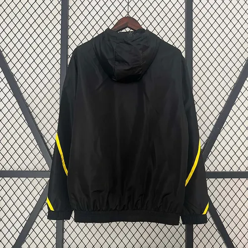 2024/2025 Dortmund Windbreaker Schwarz Trikot AAA fan-gradät Set — view 2