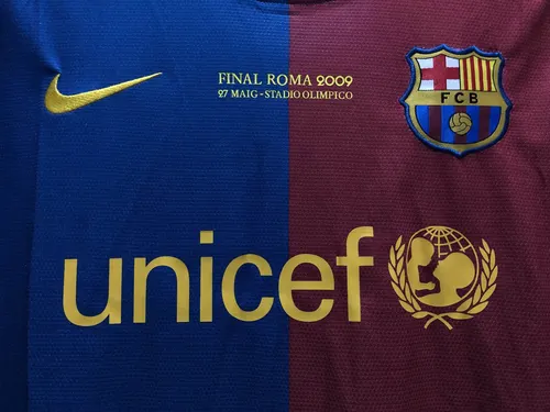 Maillot de football domicile rétro 2008/2009 Barcelone Ligue des Champions  — view 6