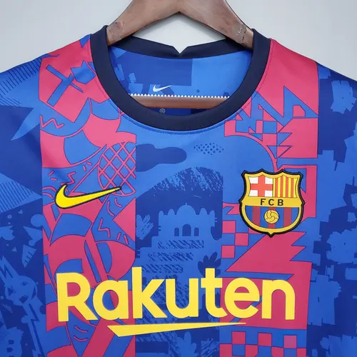 Barcelona Camiseta de Fútbol 2021/2022  Tercera Suplente — view 3