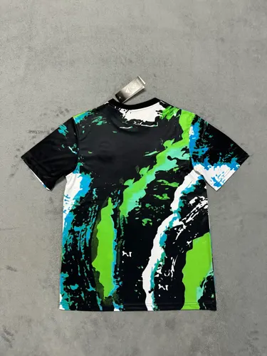 2025/2026 Real Madrid Edición especial Camiseta de fútbol negra y verde  — view 2