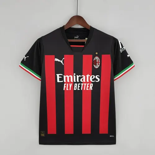 2022/2023 AC Milan Camisa de Futebol Casa  — view 1