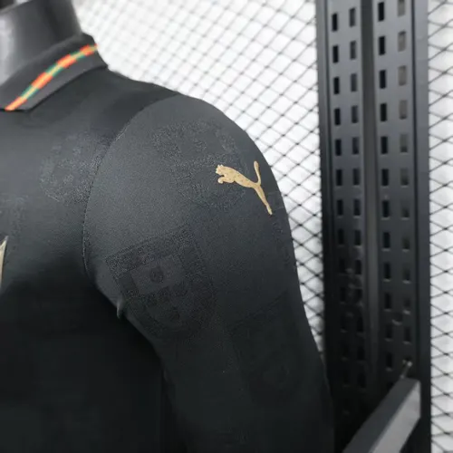 2026 Player Version Langarm Portugal Black Panther Fußballtrikot AAA Fan-Qualität — view 7