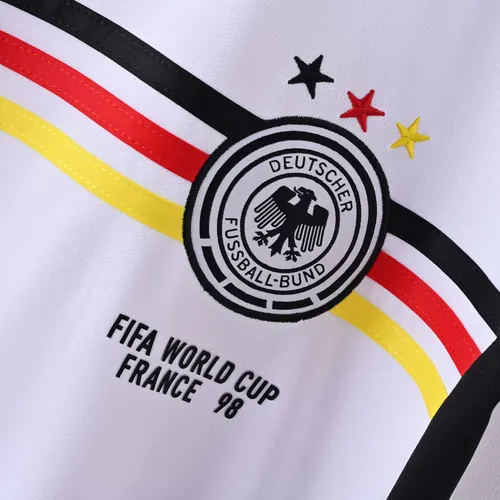 1998 Retro Deutschland Heim-Soccer-Trikot Fußballtrikot AAA Fan-Qualität — view 5