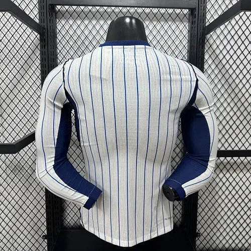 Camisa de Futebol Inter de Milão 2026/2027 Fora Manga Longa Versão Jogador   — view 2