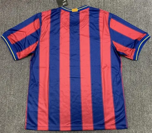 2009/2010 رجعي برشلونة قميص المنزل جودة تايلاندية — view 2