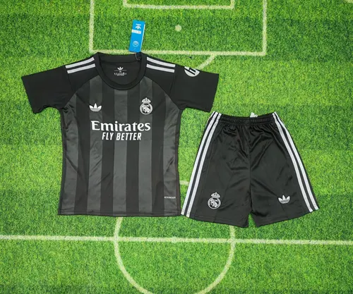 2025/2026 Real Madrid Camisa de Futebol Goleiro  Tamanho Infantil — view 1