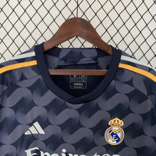 قميص كرة القدم الخارجي طويل الأكمام ريال مدريد 2023/2024 جودة تايلاندية — view 3