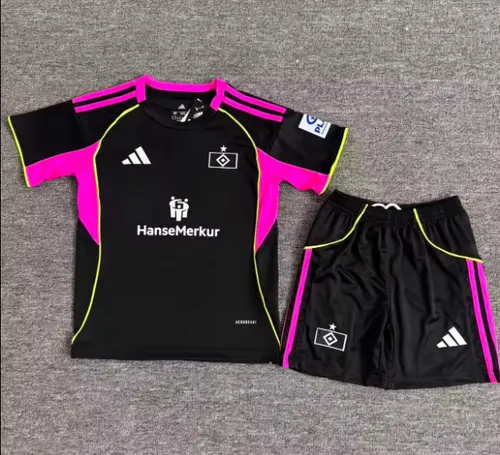 Camiseta de fútbol Tercera Equipación Visitante de Hamburger SV 2025/2026 Calidad Thai Talla Infantil — view 1