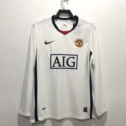 Camiseta de Fútbol Retro Manga Larga 2008-2009 Local Manchester United