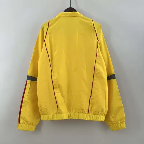 2023 Flamengo Windbreaker yellow Soccer Jersey  — view 2