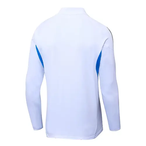 2025/2026 Manchester United Conjunto Treino Meia Puxada Branco Camisa Futebol  — view 4