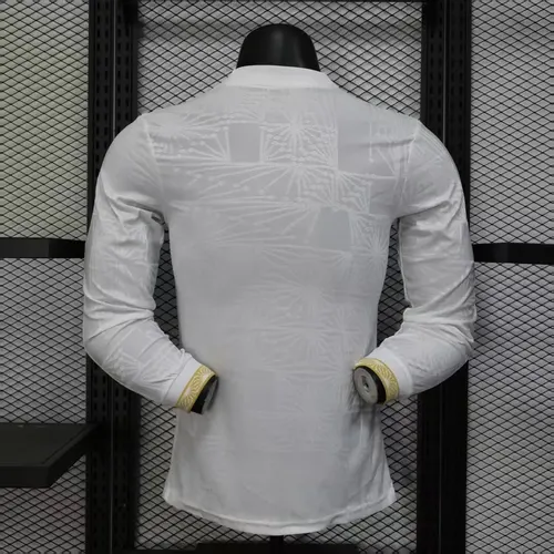 2025/2026 Langarm Player Version Mexiko Nationalmannschaft Sonderedition Platin Fußballtrikot  — view 2
