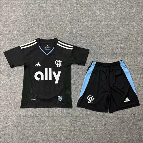 Camisa de Futebol Fora Charlotte Tamanho Infantil 2025-2026  — view 1