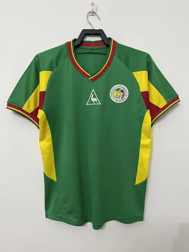 2002 Retro Senegal National Team Trikot Grün