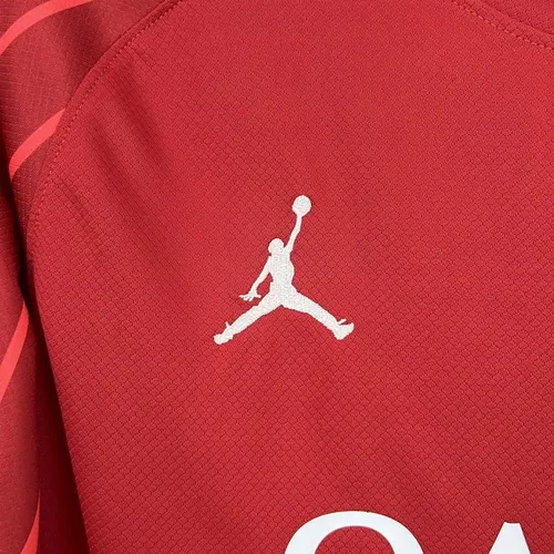 2025/2026 Long Sleeves Paris Saint-Germain red goalkeeper Football Jersey  — view 5