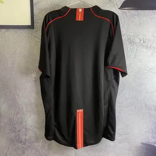 Maillot de football extérieur troisième rétro Manchester United 2007/2008 lande — view 2