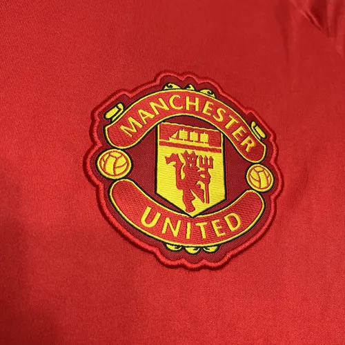 Camisa de Treino Pré-Jogo Manchester United Vermelha 2024/2025  — view 6