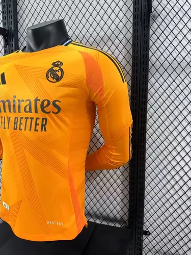 2024/2025 Version Joueur Real Madrid Extérieur Manches Longues Maillot  — view 8