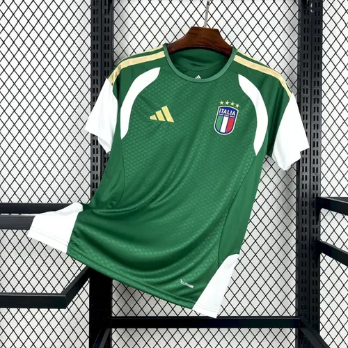 2026 Italien Nationalmannschaft Trainingsanzug Grün Fußballtrikot  