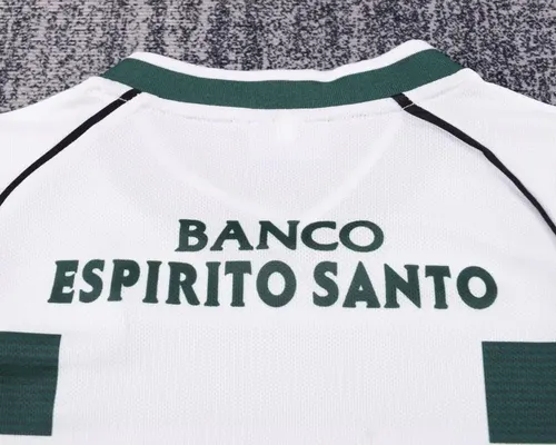 2001-2003 Retro Sporting Lissabon Heim-Fußballtrikot  Kindergröße — view 4