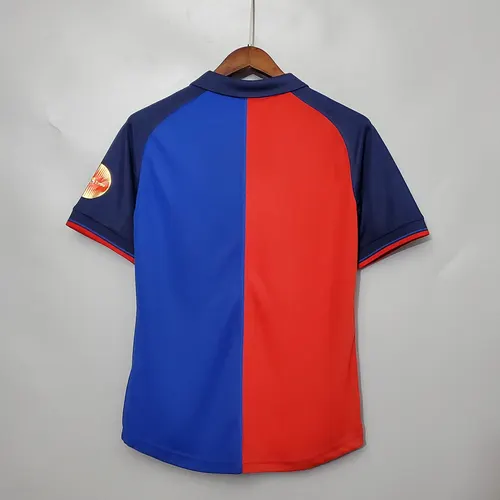 Camisa de Futebol Retro Barcelona Home Edição 100º Aniversário 1999/2000  — view 2