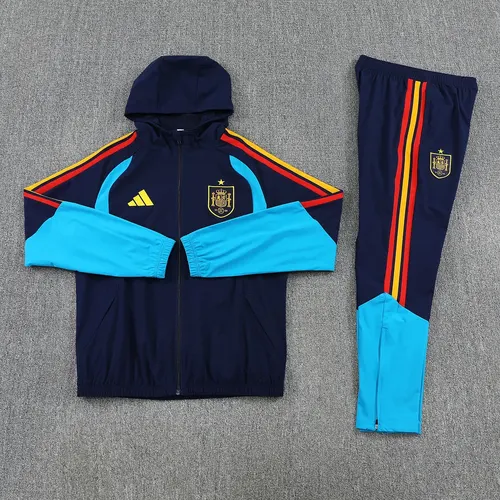 Cortavientos Chaqueta Tiro All Weather España 2026 Azul Real AAA calidad fan — view 1