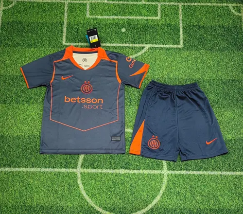 2025/2026 Internazionale Milan Third Away Football Jersey fan-grade Kids Size — view 1