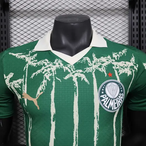 2025/2026 Version Joueur Palmeiras Domicile Vert Maillot de Football  — view 3