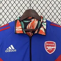 Maillot de football coupe-vent réversible bleu Arsenal 2024-2025  — view 10