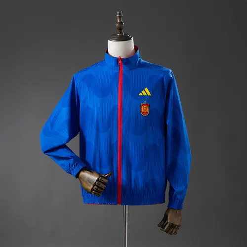 Veste Coupe-Vent Réversible Espagne 2026 -Rouge & Bleu S-3XL  — view 3