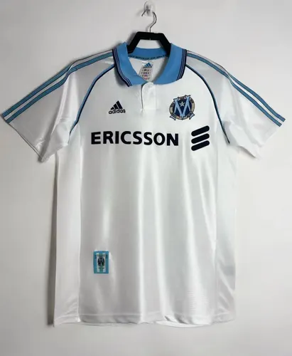 1998-1999 Retro Olympique de Marseille Home Football Jersey  — view 1
