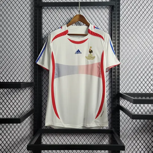 2006 Retro Frankreich Auswärts Fußballtrikot