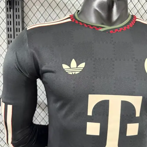 2025/2026 Long Sleeves Player Version Bayern Munich Third Away Football Shirt  — view 4