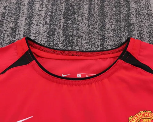 Maillot de football domicile rétro Manchester United 2002-2004  Taille Enfant — view 3