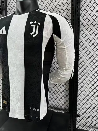 2024/2025 Player Version Juventus Home Long Sleeve Football Shirt  — view 8