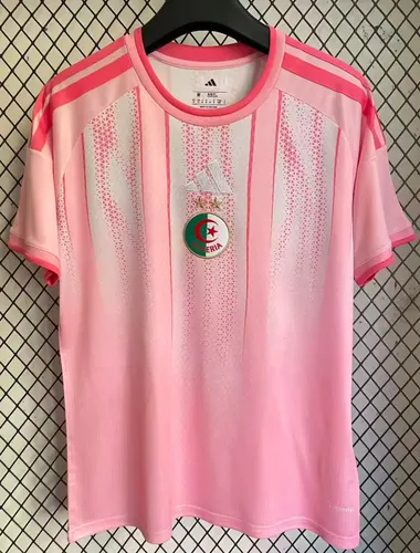 2026 Algerien Nationalmannschaft Trainingsanzug Pink Fußballtrikot 