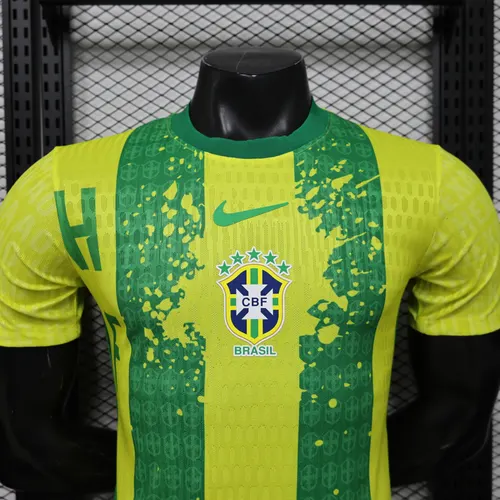 Maillot de football édition spéciale équipe nationale du Brésil version joueur 2026 AAA qualité fan — view 3