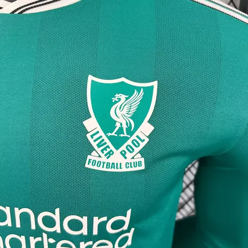 2025/2026 كم طويل نسخة اللاعب ليفربول قميص الضيف الثالث جودة تايلاندية — view 5