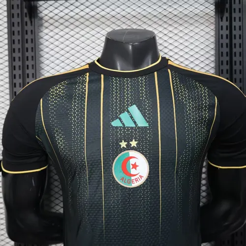 2026 Player Version Algeria National Team Black Gold Special Edition Football Shirt  — view 3