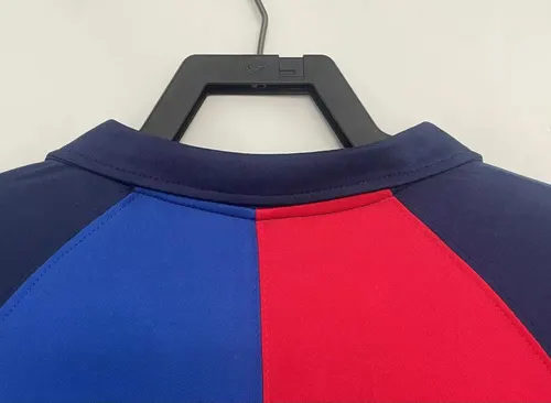 1999/2000 Retro Barcelona Heim 100. Jubiläumsausgabe Fußballtrikot Langarm Thailand-Qualität — view 3