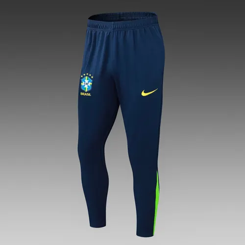 2025 Brasilien Halb-Reißverschluss Trainingsanzug Königsblau Fußballtrikot AAA Fan-Qualität Set — view 5