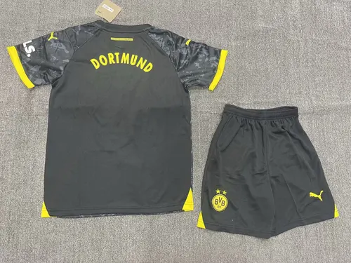 2023/2024 Dortmund Visitante Camiseta de Fútbol  Talla Infantil — view 2