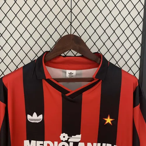 1990/1991 Rétro Maillot Domicile AC Milan Maillot de Foot  — view 3
