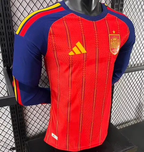 2026 Langarm Spielerversion Spanien Heimtrikot  — view 3