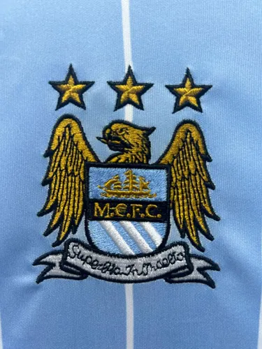 2007/2008 Retro Manchester City Heim Fußballshirt AAA fan-gradät — view 4