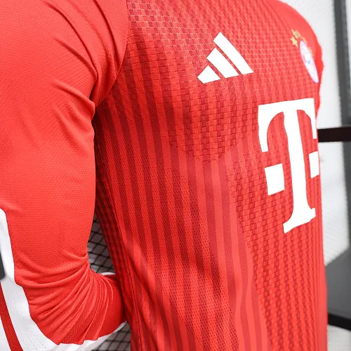 2026/2027 Mangas Longas Versão Jogador Bayern Munich Casa Camisa de Futebol   — view 6
