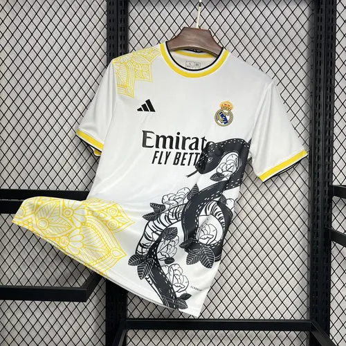 2024/2025 Real Madrid White and Black Mamba Special Edition Jersey  — view 1