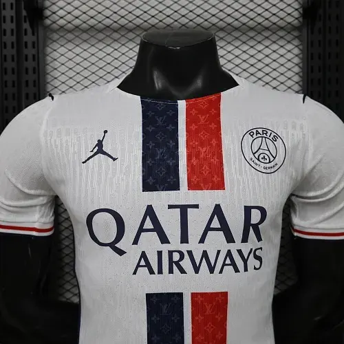 نسخة لاعب 2026/2027 Paris Saint-Germain إصدار خاص أبيض قميص كرة قدم جودة تايلاندية  — view 3
